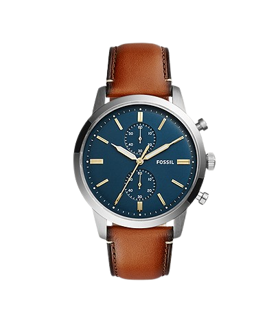 Fossil Townsman Brown Leather Watch - FS5279